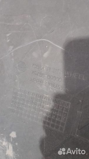 Подкрылок задний левый Ssang Yong Kyron С 2005 По