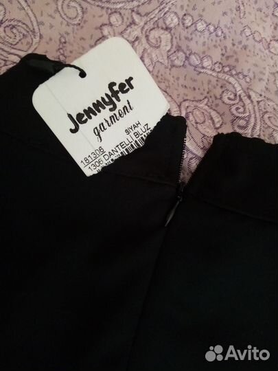 Блузка чёрная