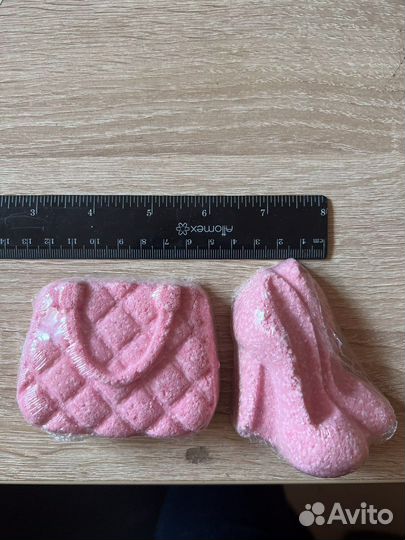 Бомбочки для ванны в виде туфельки и сумочки