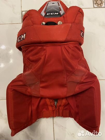 Шорты хоккейные детские красные ссм