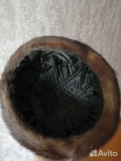 Шапка норковая женская