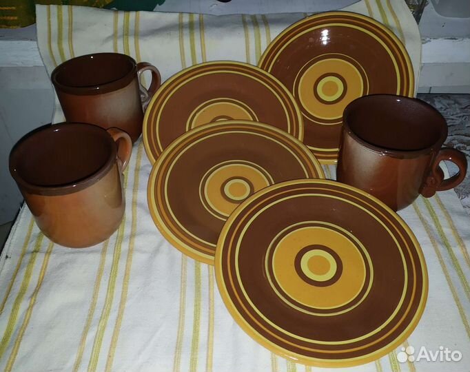 Керамическая посуда (бокалы, блюдца) СССР
