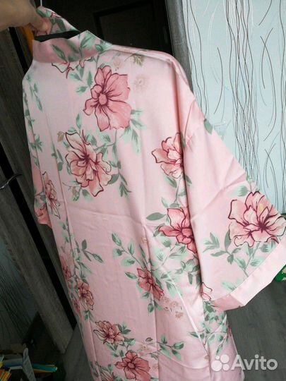 Новый халат искусственный шелк 44-50