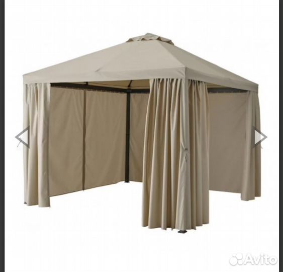 Шатёр беседка IKEA Химмельсо IKEA со шторами