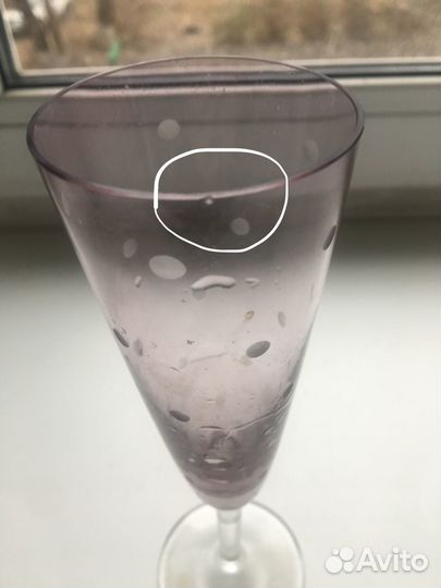 Фужеры бокалы стекло СССР, шампанское
