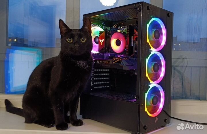 Игровой пк Core i3-10100f\RTX2060 6Gb\756Gb\16 Gb