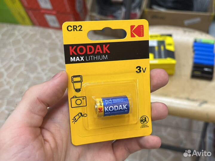Батарейка Kodak CR2 (3В) BL-1