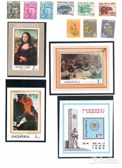 Почтовые марки Албании