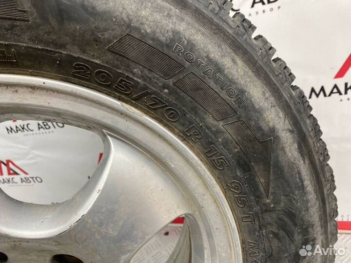 Колесо R15 / 205 / 70 Nokian Hakkapellta 1 5x110