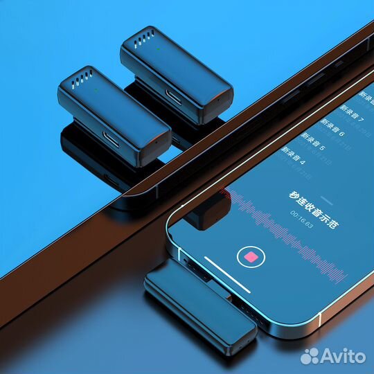 Петличный микрофон 2 шт. новые