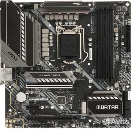 Комплект MSI B460 Mortar и core i5 10400f