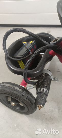 Трехколесный велосипед коляска