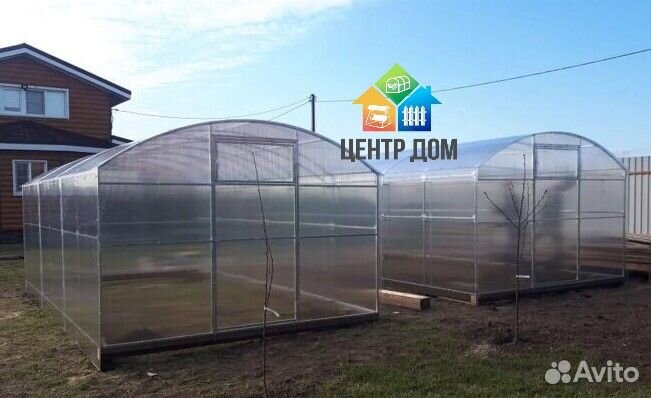 Теплица прямостенная усиленная