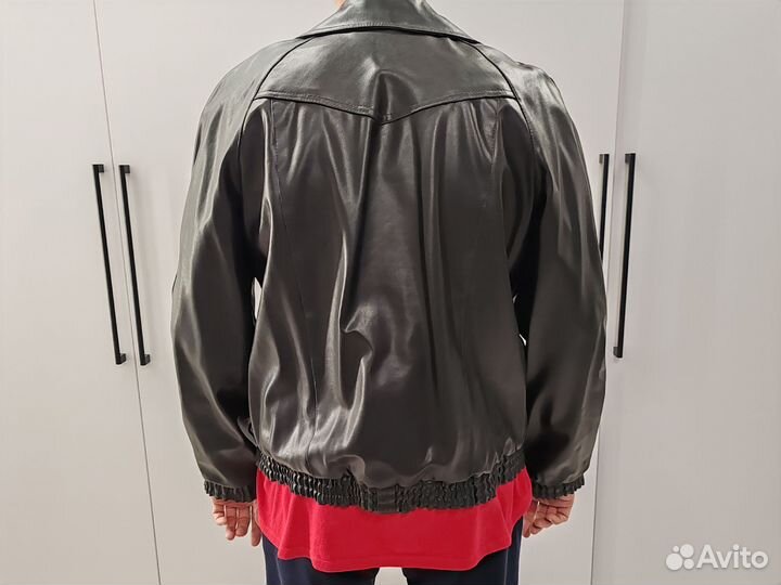 Кожаная куртка мужская винтаж