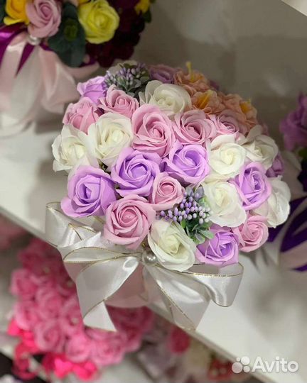 Букет мыльных роз