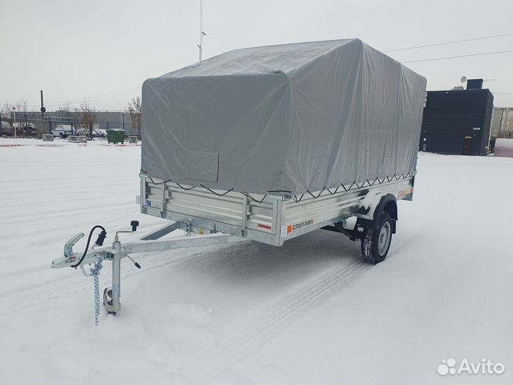 Прицеп Спутник Expert Zn 3515/33 TR с тентом 1550