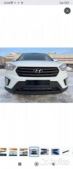 Зимняя защита радиаторана бампер creta