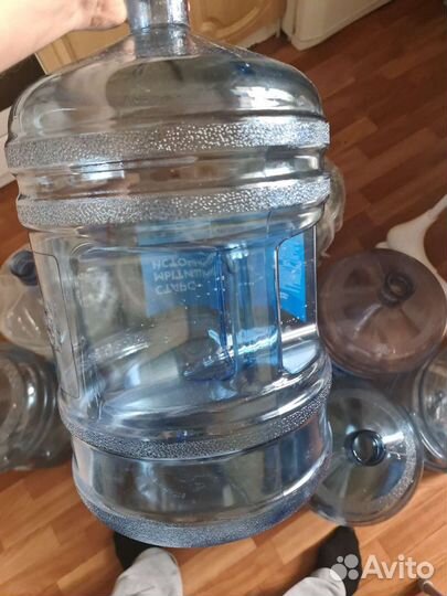 Бутылка 19 литров с ручкой пустой