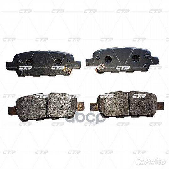 Колодки задние nissan (Qashqai (J10) (02/07), N