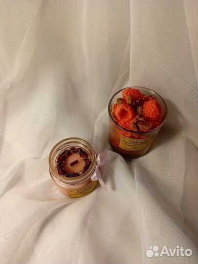 Ароматическая свеча ручной работы