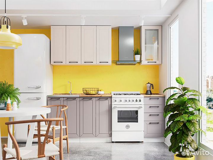 Кухня Кельн корпус шнзя 500 бел фасад шнзя 500 соф