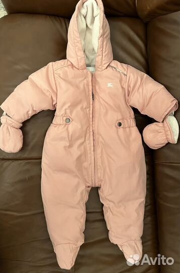 Burberry зимний комбинезон 68 Оригинал