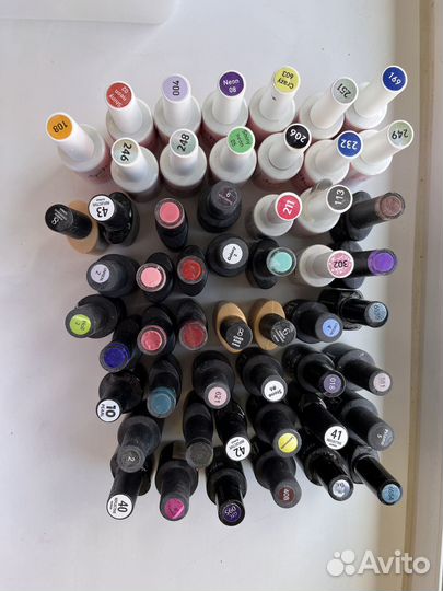 Гель лаки для маникюра набор бу