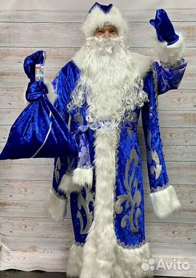 Костюм деда мороза и снегурочки бу