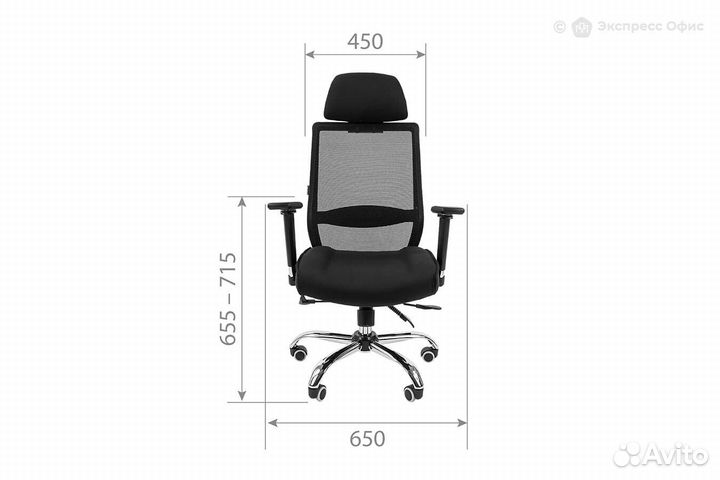 Кресло для руководителя Chairman 555 Lux