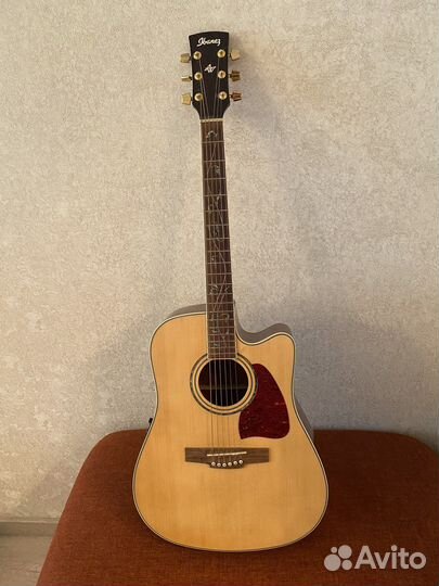 Электроакустическая гитара ibanez AW40ECE NT