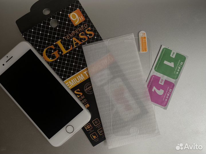 Защитное стекло на iPhone 6, 6s, 7, 8