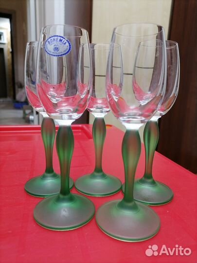 Фужеры богемия