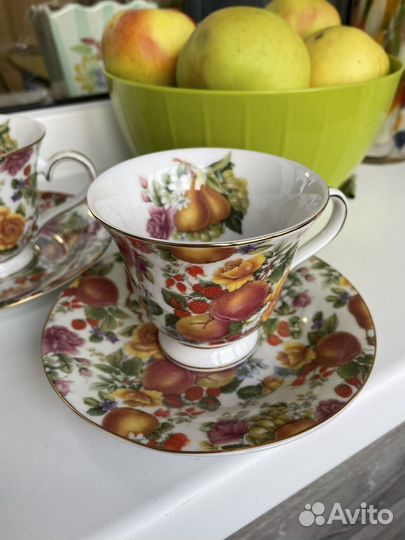 Чашка с блюдцем 2 пары