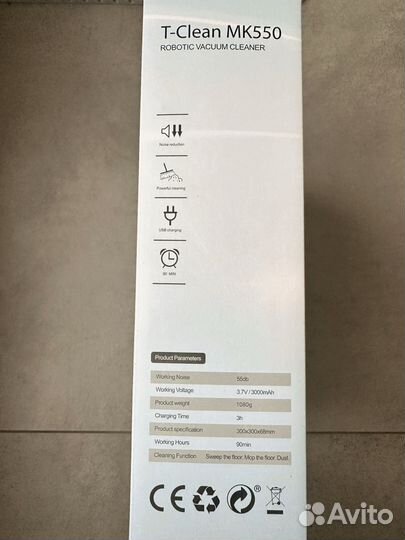 Робот пылесос t-clean mk550