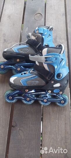Роликовые коньки детские раздвижные 33 36