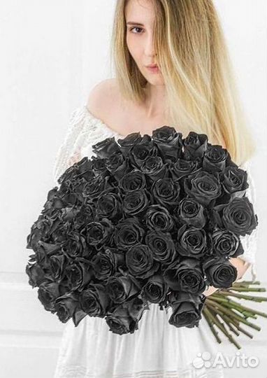 Чёрные розы Доставка цветов Букеты