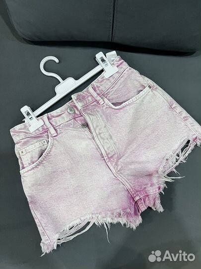 Джинсовые шорты Zara 36