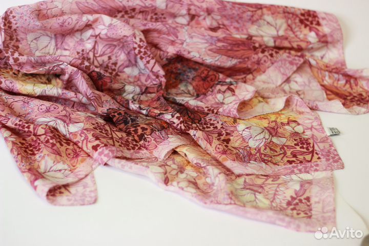 Павловопосадский платок шелковый