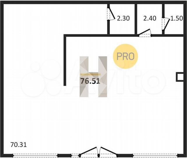 ПСН 76.51 м2 афи Парк Воронцовский