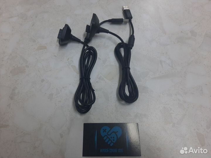 Два кабеля зарядки геймпада Xbox 360 x box360 x