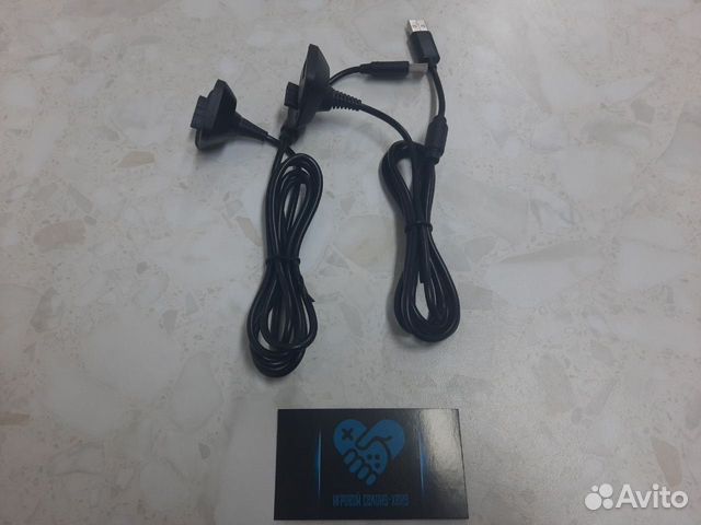 Два кабеля зарядки геймпада Xbox 360 x box360 x