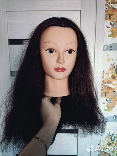 Манекен голова для причесок