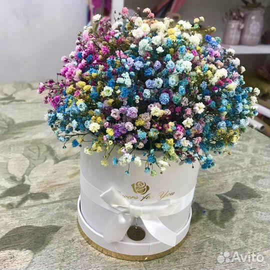 Коробка С Гипсофилой, Доставка