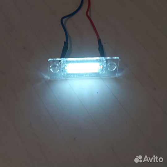 LED подсветка гос номера VW Skoda