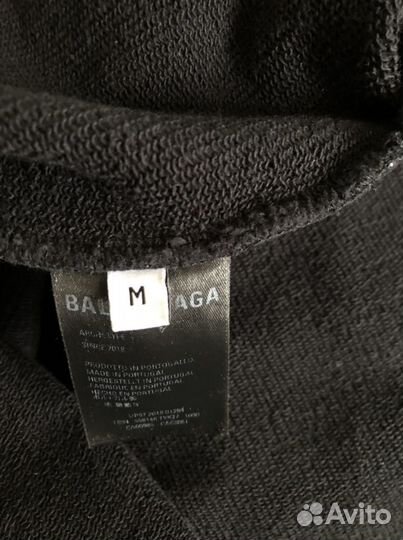 Худи толстовка на молнии balenciaga оригинал s-m