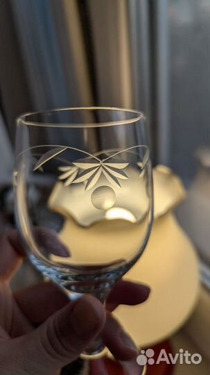 Фужер бокал свадебный 1980-е СССР