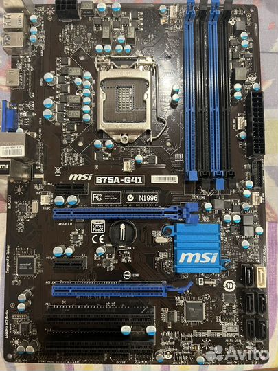 Материнская плата 1155 b75