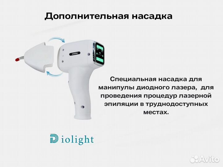 Диодный лазер для эпиляции diolight Ultra'One 2280