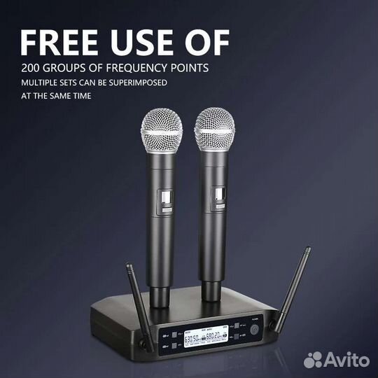 Радиомикрофоны беспроводной aoieuual