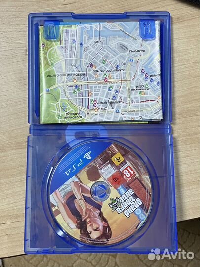 Диск на ps4 Gta 5